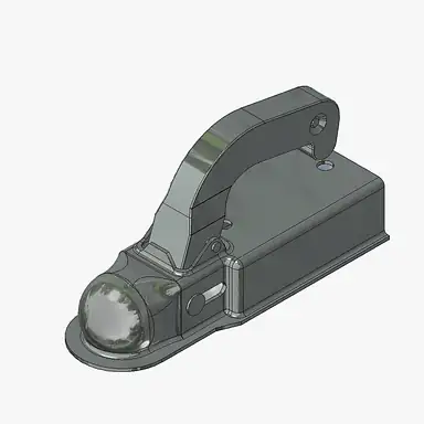 Kogelkoppeling vierkant 70mm