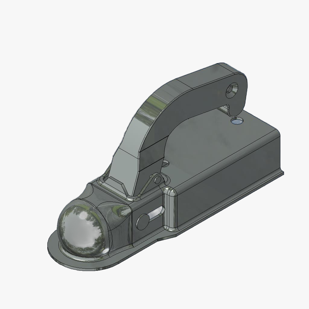 Kogelkoppeling WW8-H Vierkant 70mm