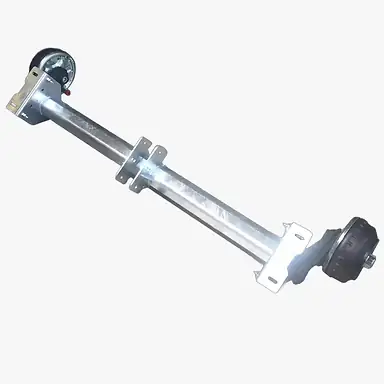 Achterste as W2700 geremd 1350kg Knott