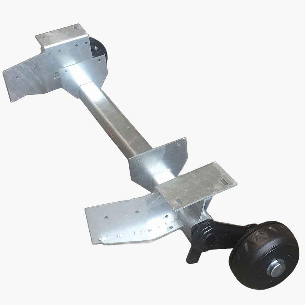 As 255 153 (DW) V-dissel geremd tbv tandem 1000kg Knott