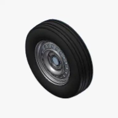Reservewiel 155R13 5-gaats