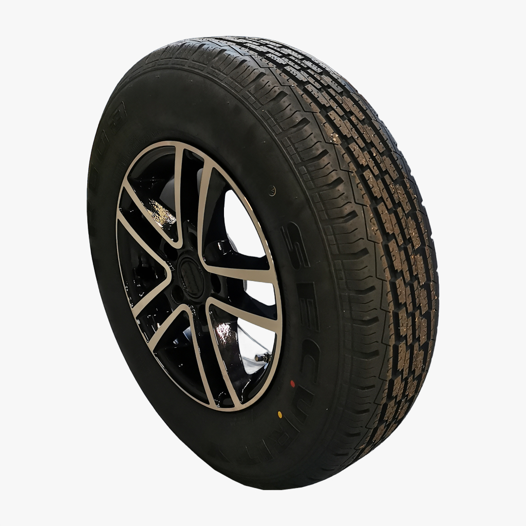 Wiel + Band 185R14 C8 5-Gats lichtmetalen velg cpl