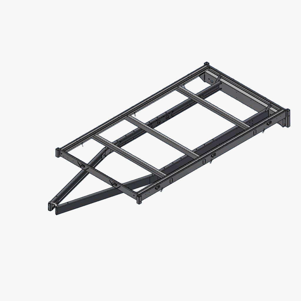 Chassis PL 276 150 verzinkt
