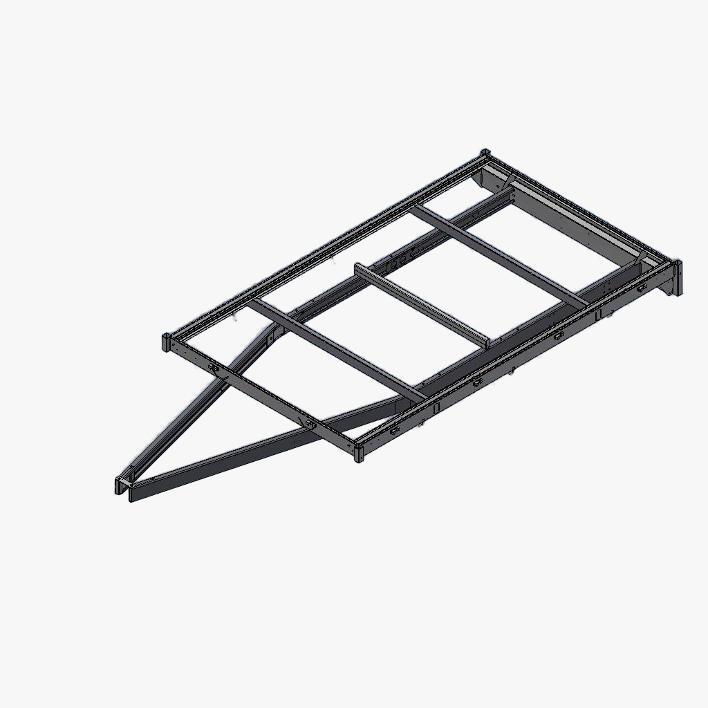Chassis PL 306 184 verzinkt