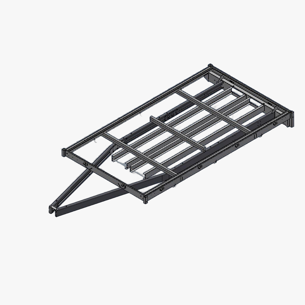 Chassis PL 306 170 Oprijplaten verzinkt