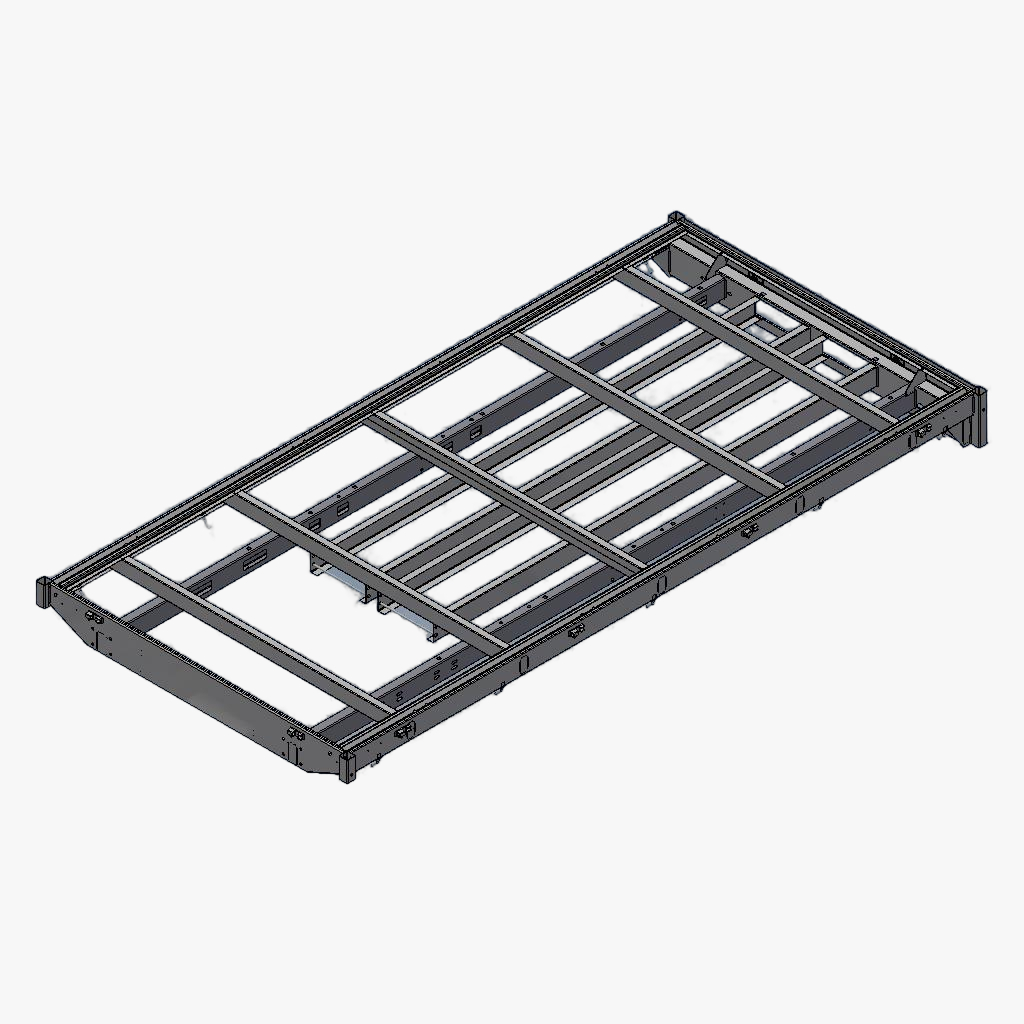 Chassis PL 356 170 Oprijplaten verzinkt