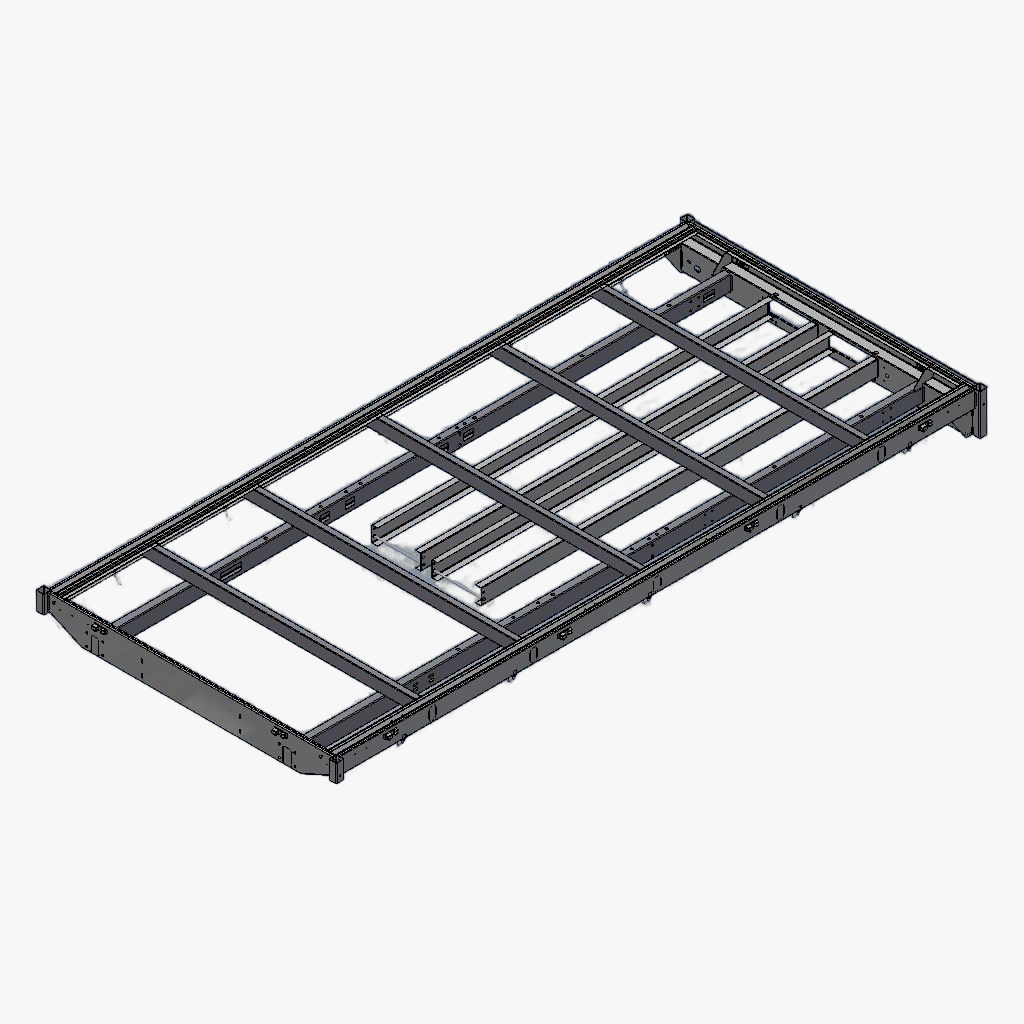 Chassis PL 406 184 Oprijplaten verzinkt