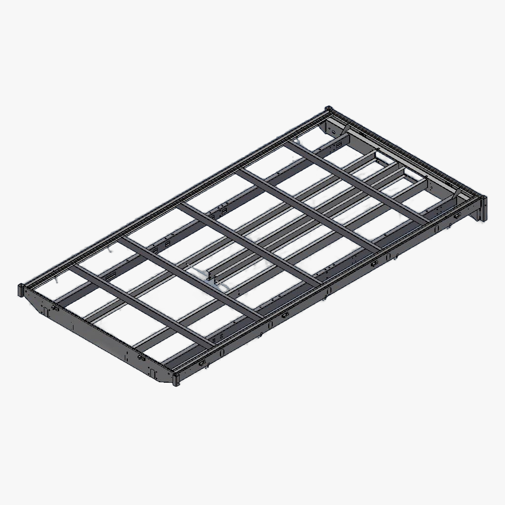 Chassis PL 406 204 Oprijplaten verzinkt