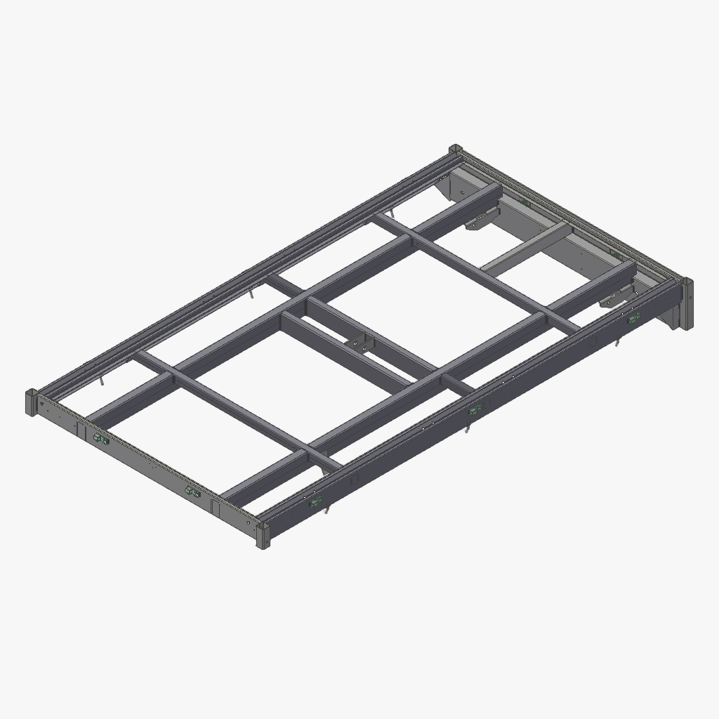 Bovenraam K1 276 150 met U verzinkt