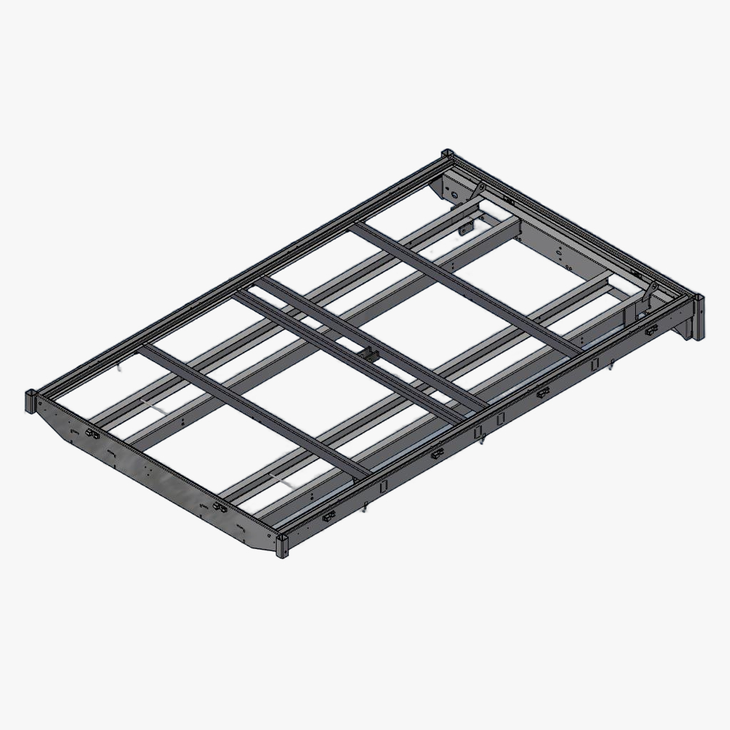 Bovenraam K1 306 184 Oprijplaten verzinkt