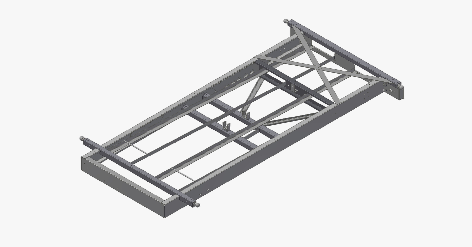 Onderraam K3 306 170 Oprij verzinkt