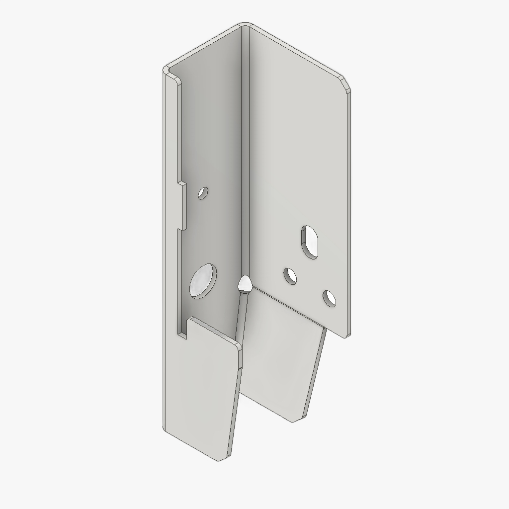 Beugel markeringslicht rechts verzinkt