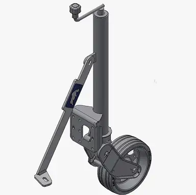 Heavy Duty neuswiel (500kg, afgesteund) (ALKO)