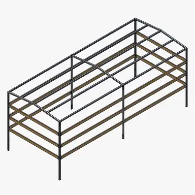 Huifstellage 506 224 HD 200cm
