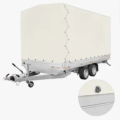 Huif PL 506 204 (180cm, wit, draaisluiting)