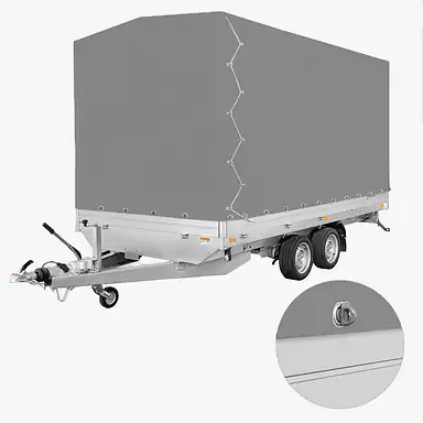 Huif PL 506 204 (180cm, grijs, draaisluiting)