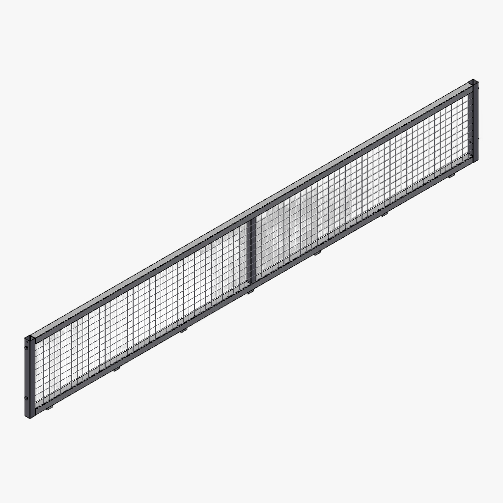 Zijkant loofrek 406 60cm verzinkt