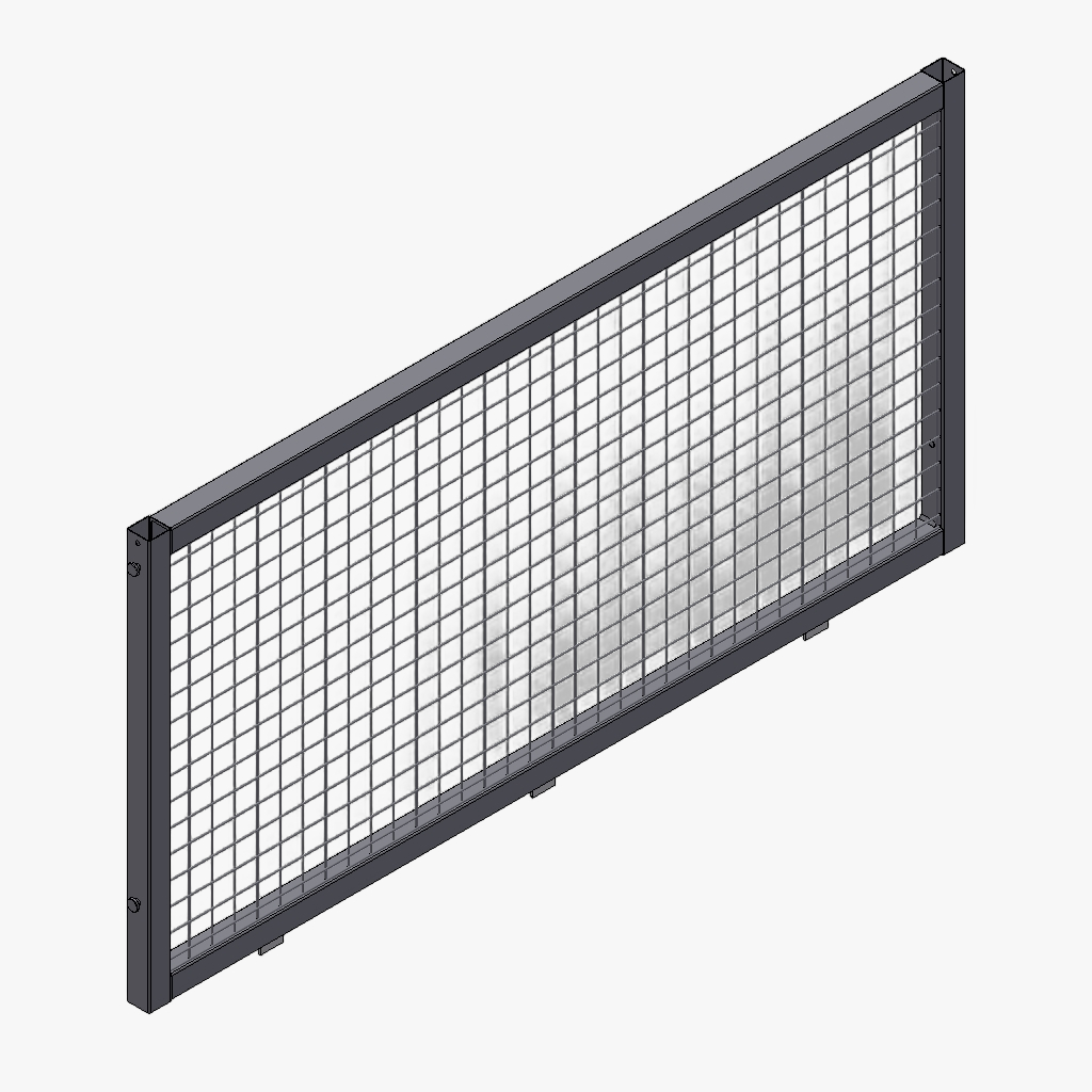 V/A loofrek 184 90cm verzinkt