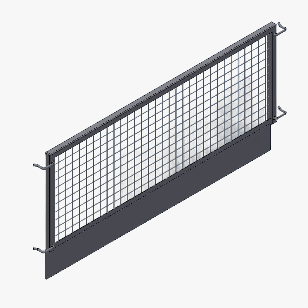 Voorkant loofrek T/F verzinkt