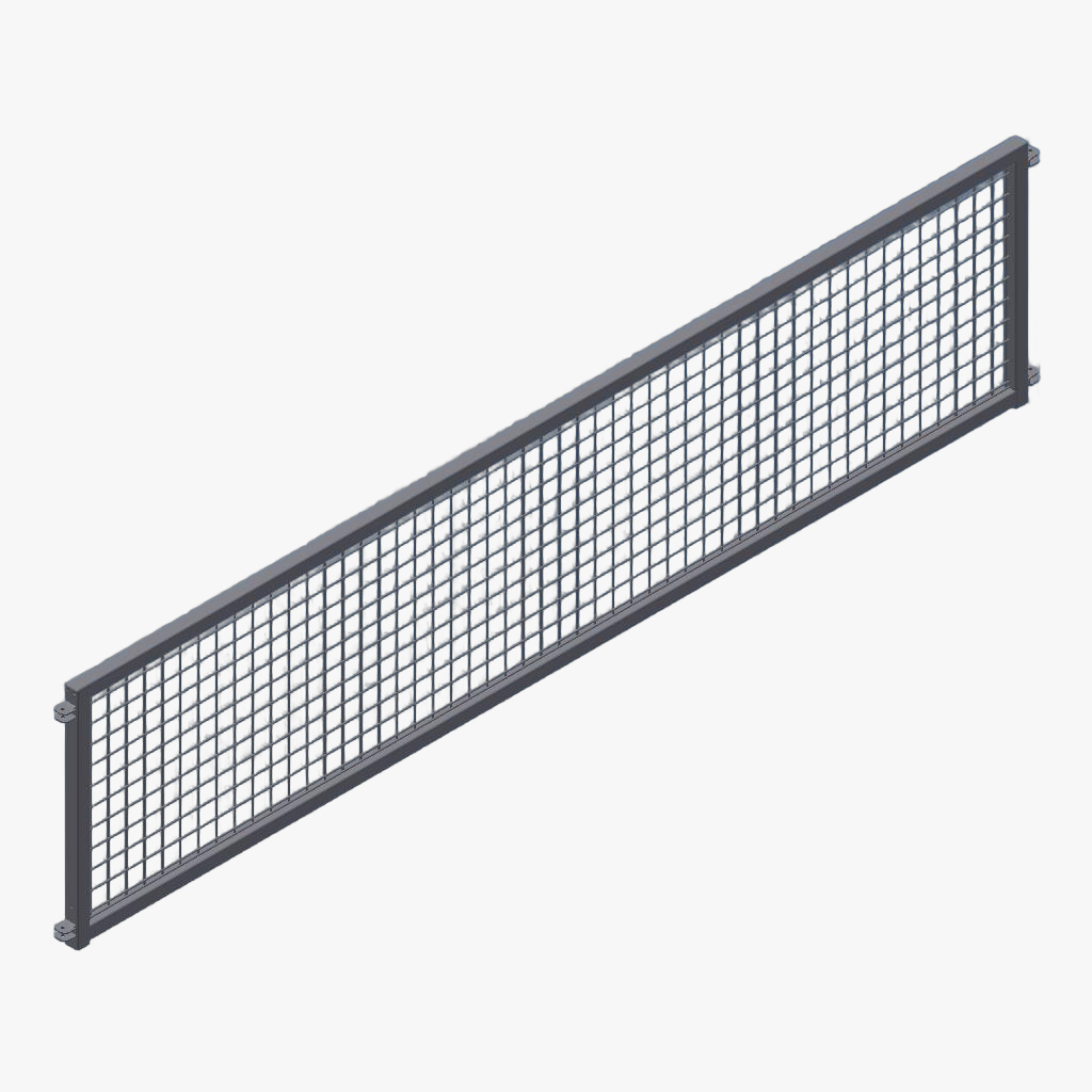 Zijkant Li/Re loofrek 205 McAlu Comfort 2021 verz