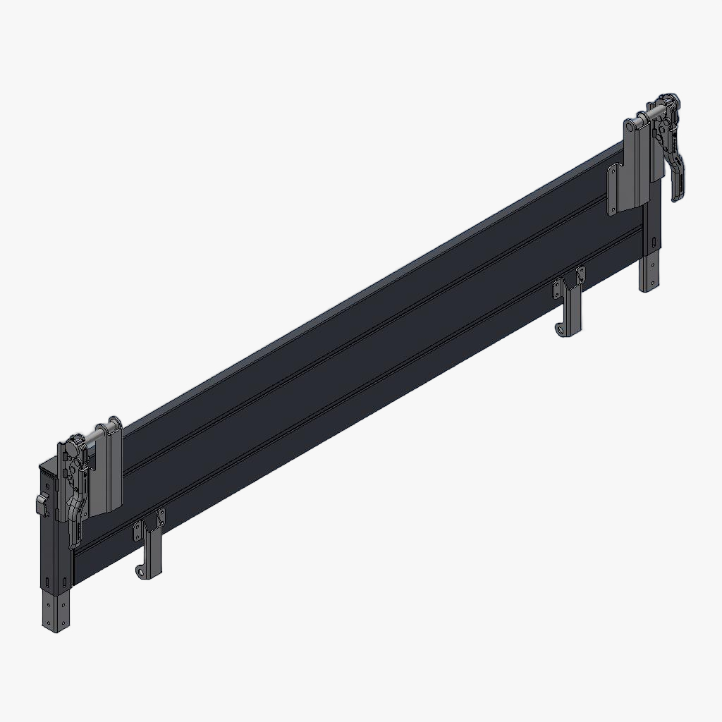 Bordenset 276 150 30cm DSAB spansluitingen Gelakt