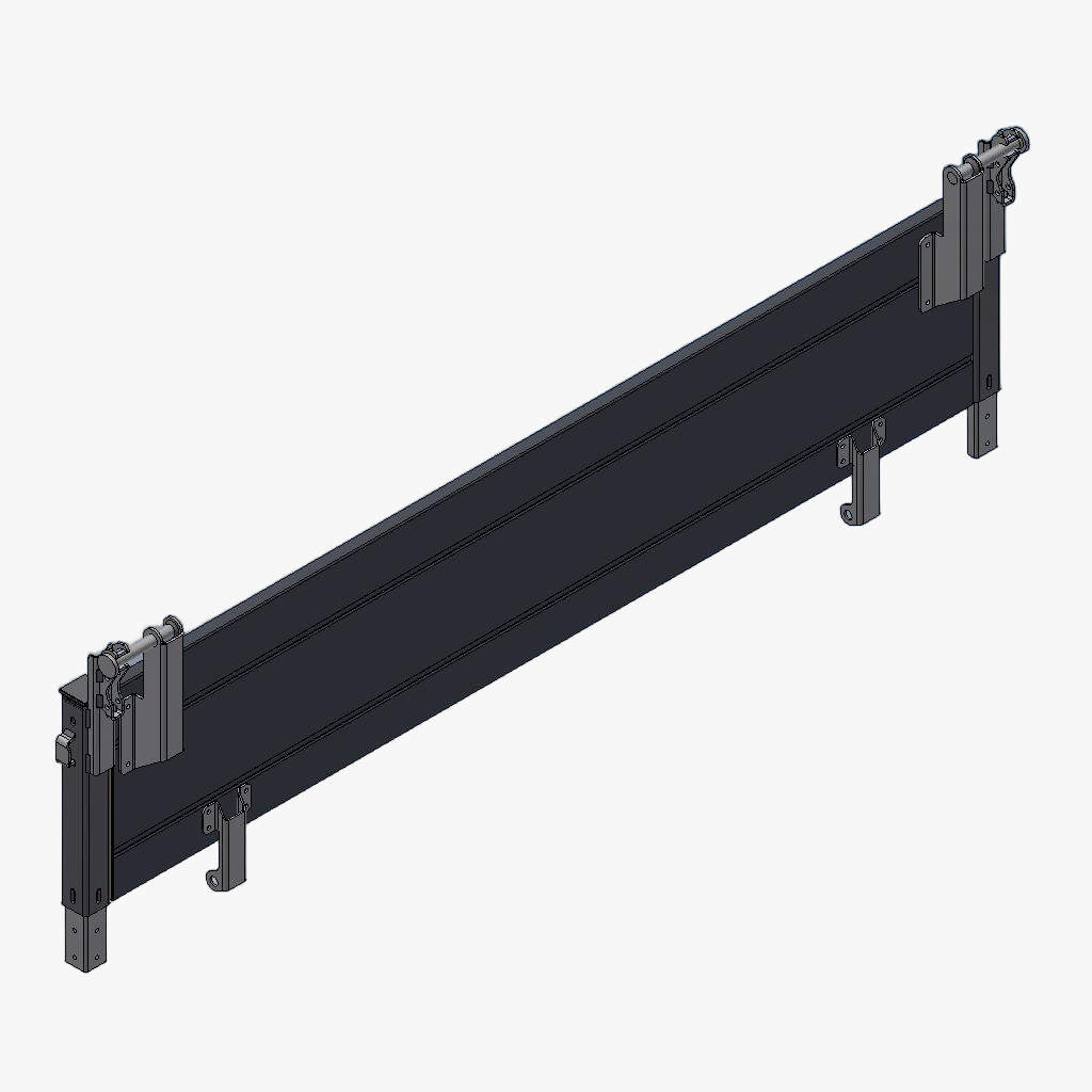 Bordenset 276 150 35cm DSAB spansluitingen Gelakt