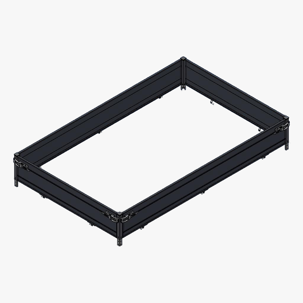 Bordenset 306 184 35cm oprijpl. svb spansl Gelakt