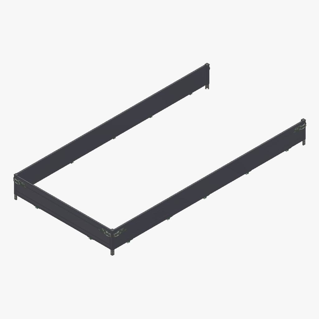 Bordenset TP tbv oprijklep 406 204 35cm