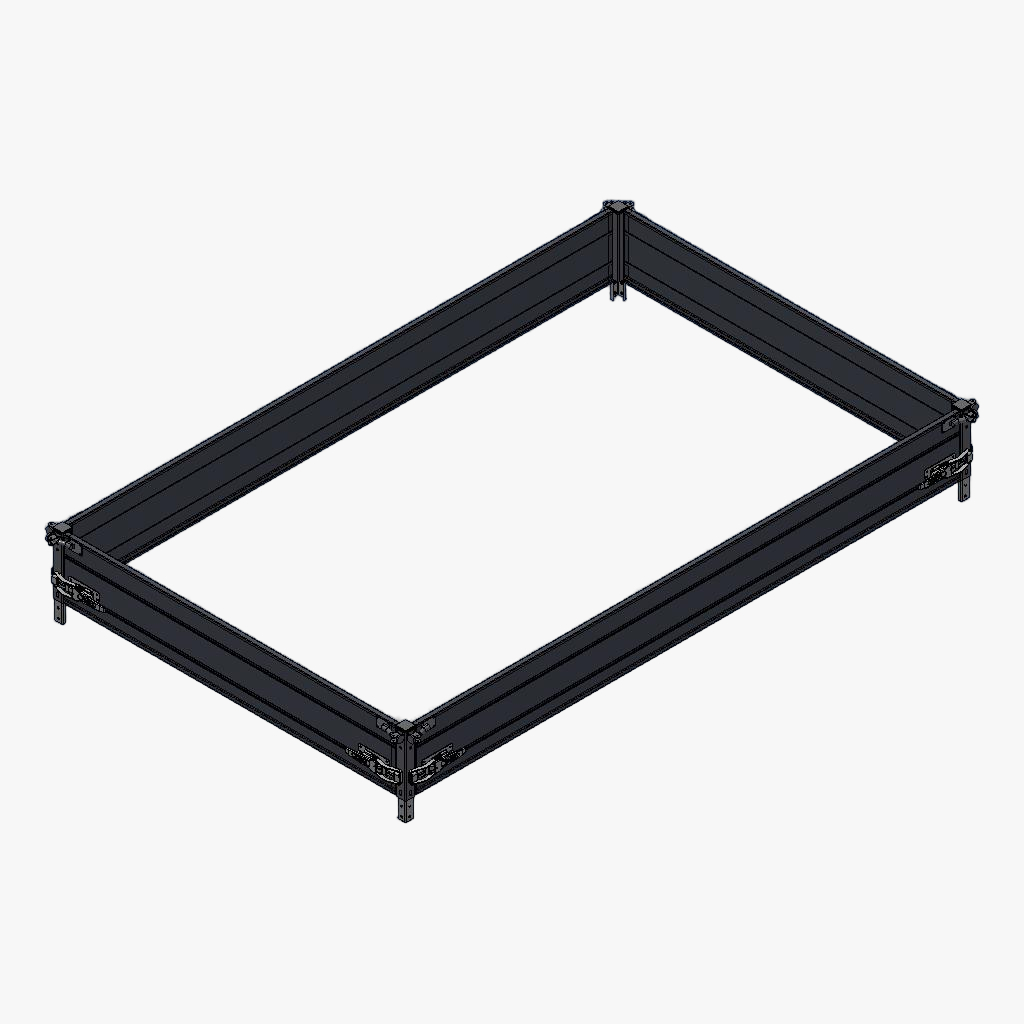 Opzetbordenset 356 170 30cm Gelakt