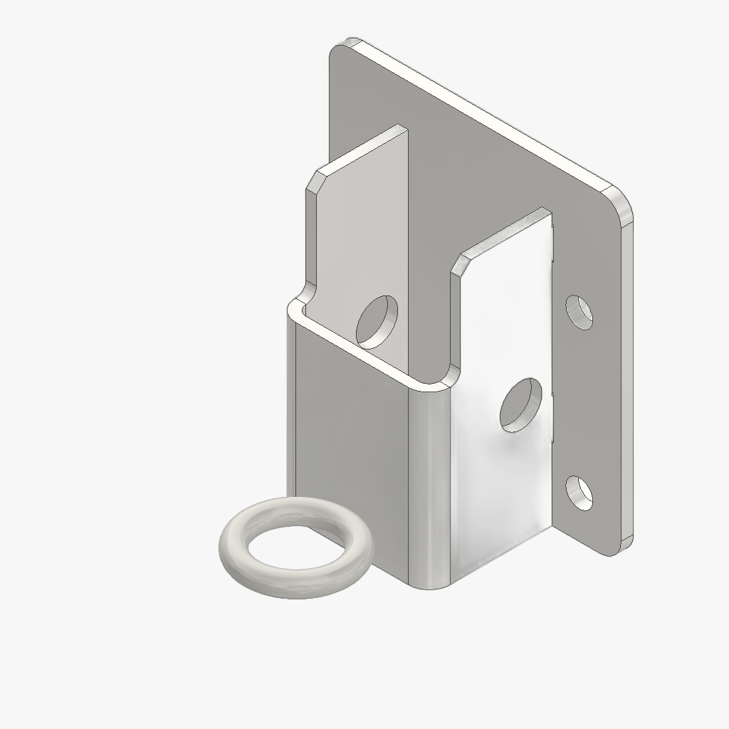 Bevestigingsbeugel liersteun verzinkt