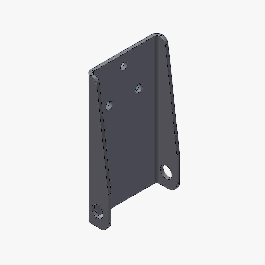 Scharnier achterbord King verzinkt