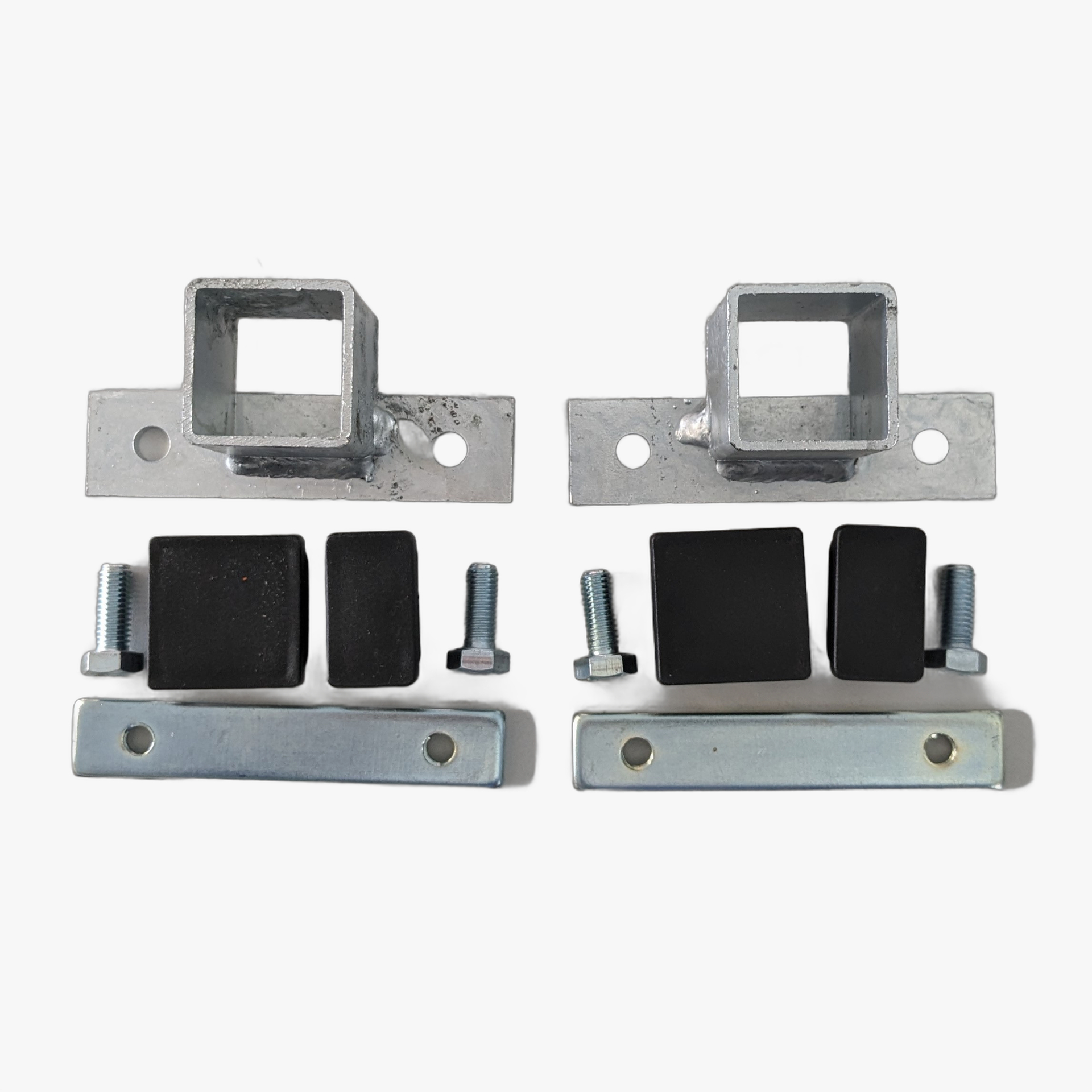 Setje blokkeersteunen scharnierend voorbord