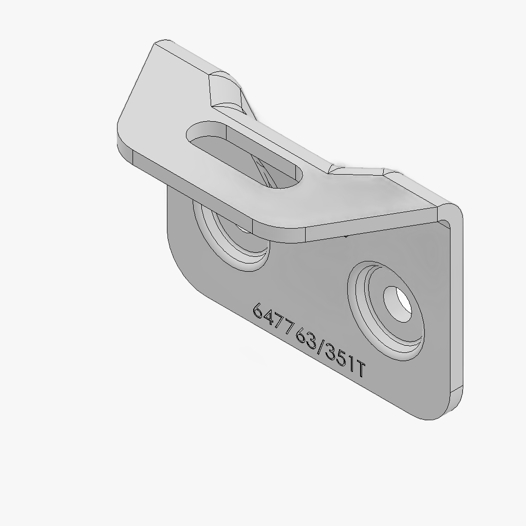 Disselbevestiging buiten verzinkt Alko