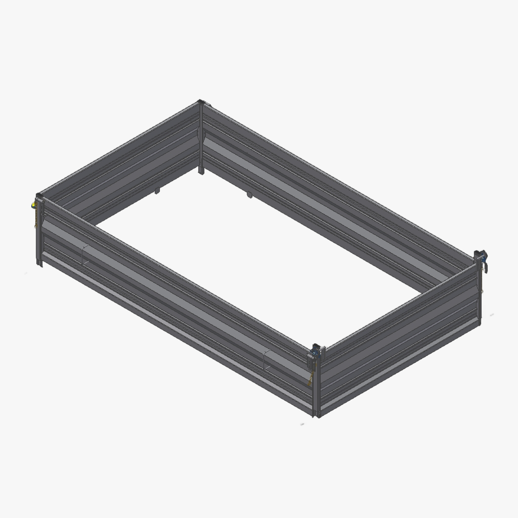 Opzetbordenset staal 600 K3 HDS 3100