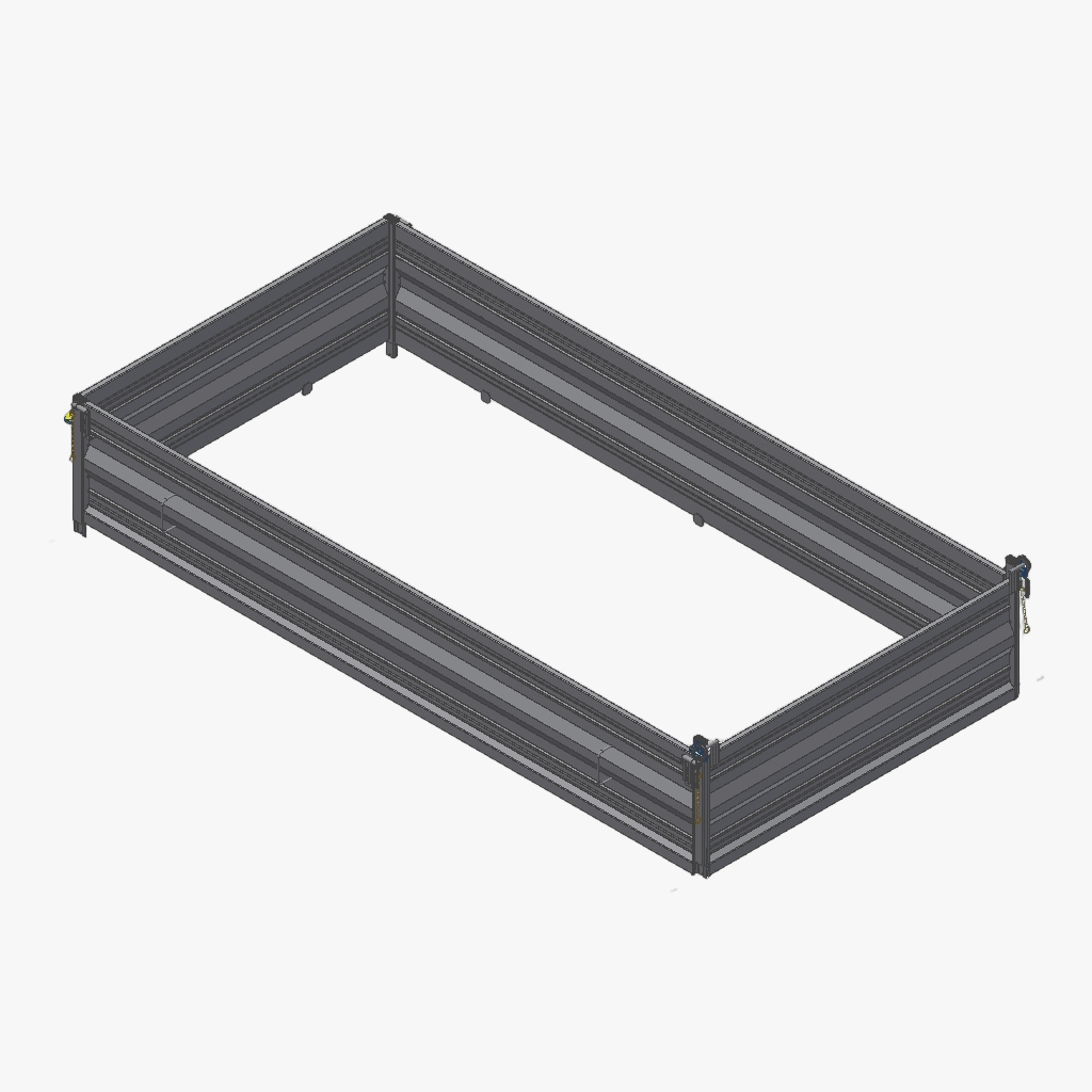 Opzetbordenset staal 600  K3 HDS 3600