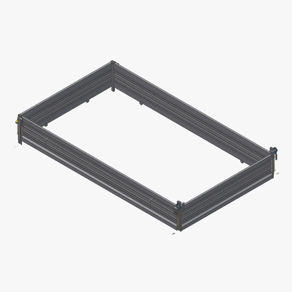 Opzetbordenset staal 400  K3 HDS 3100