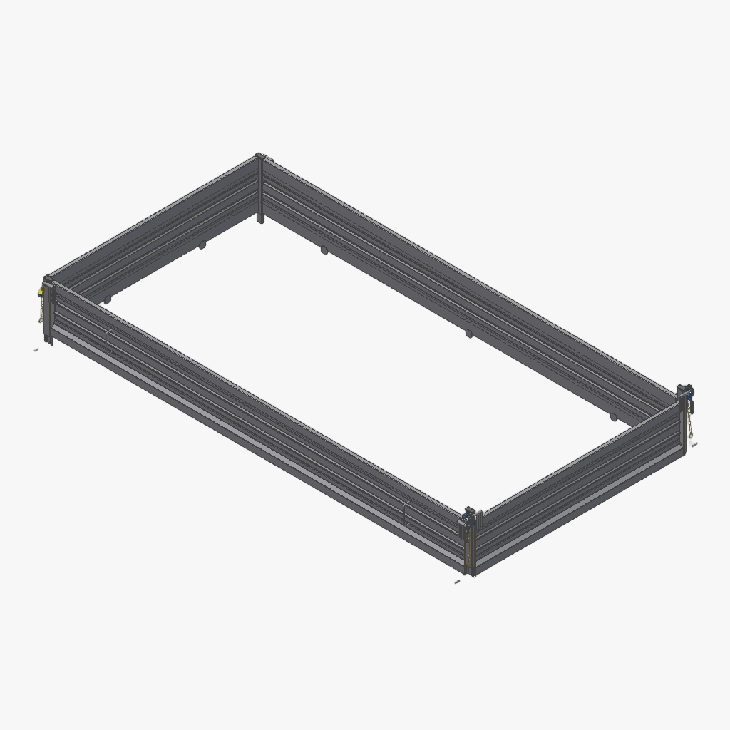 Opzetbordenset staal 400  K3 HDS 3600