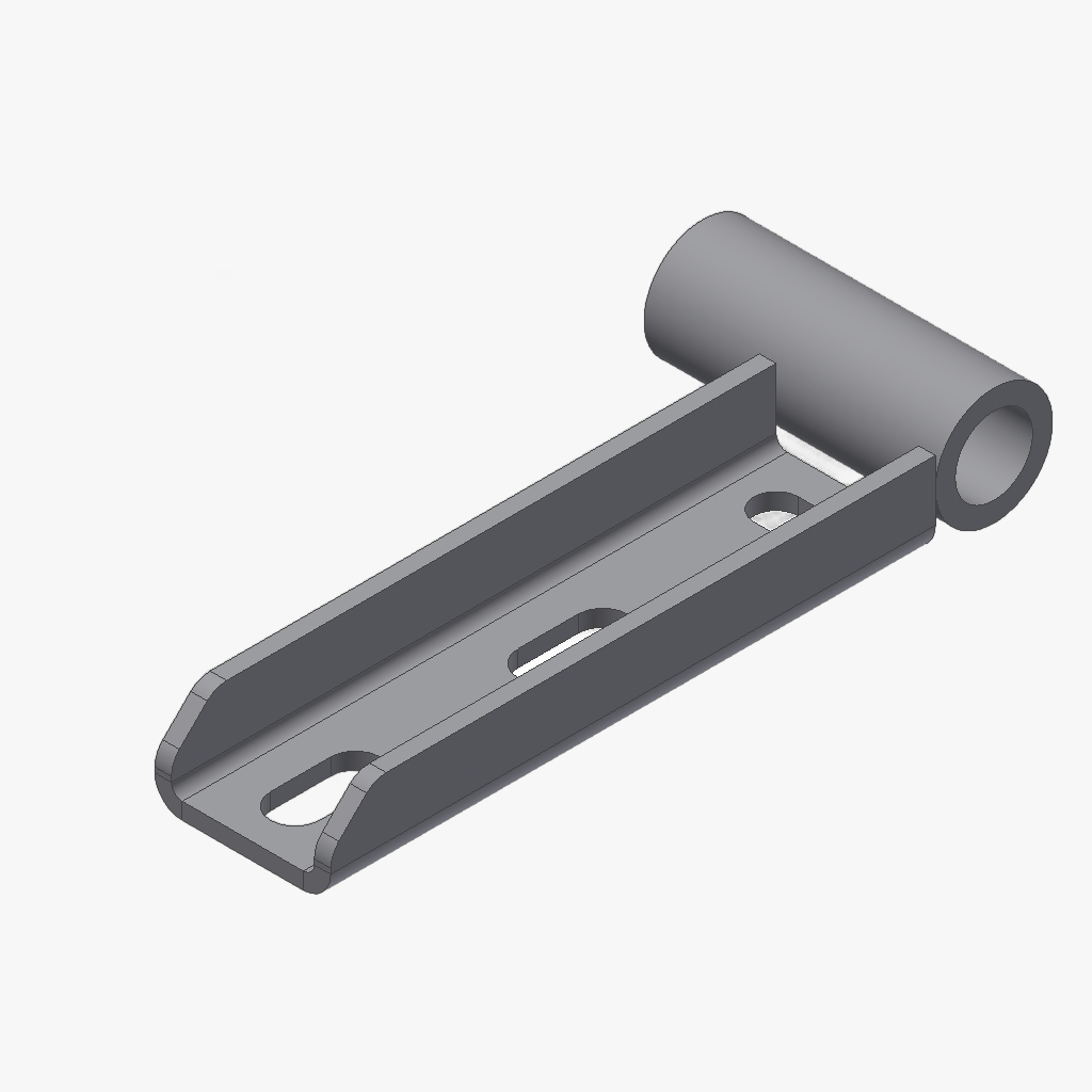 Zijscharnier opzetborden links verzinkt K3 HDS