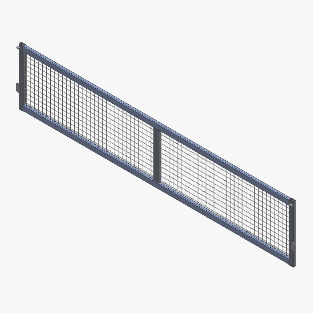 Zijkant loofrek K3 310 176 HDS 62cm verzinkt