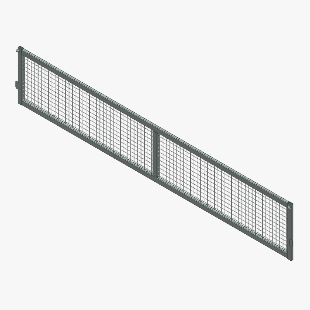 Zijkant loofrek K3 360 176 HDS 62cm verzinkt