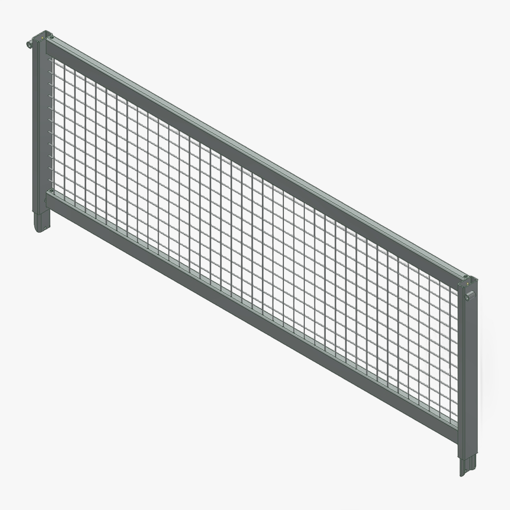 Voorkant loofrek K3 HDS 62cm verzinkt