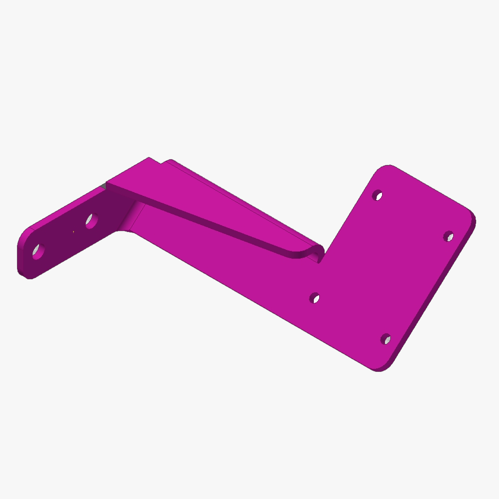 Spatschermsteun K3 HDS Rechts staal verzinkt