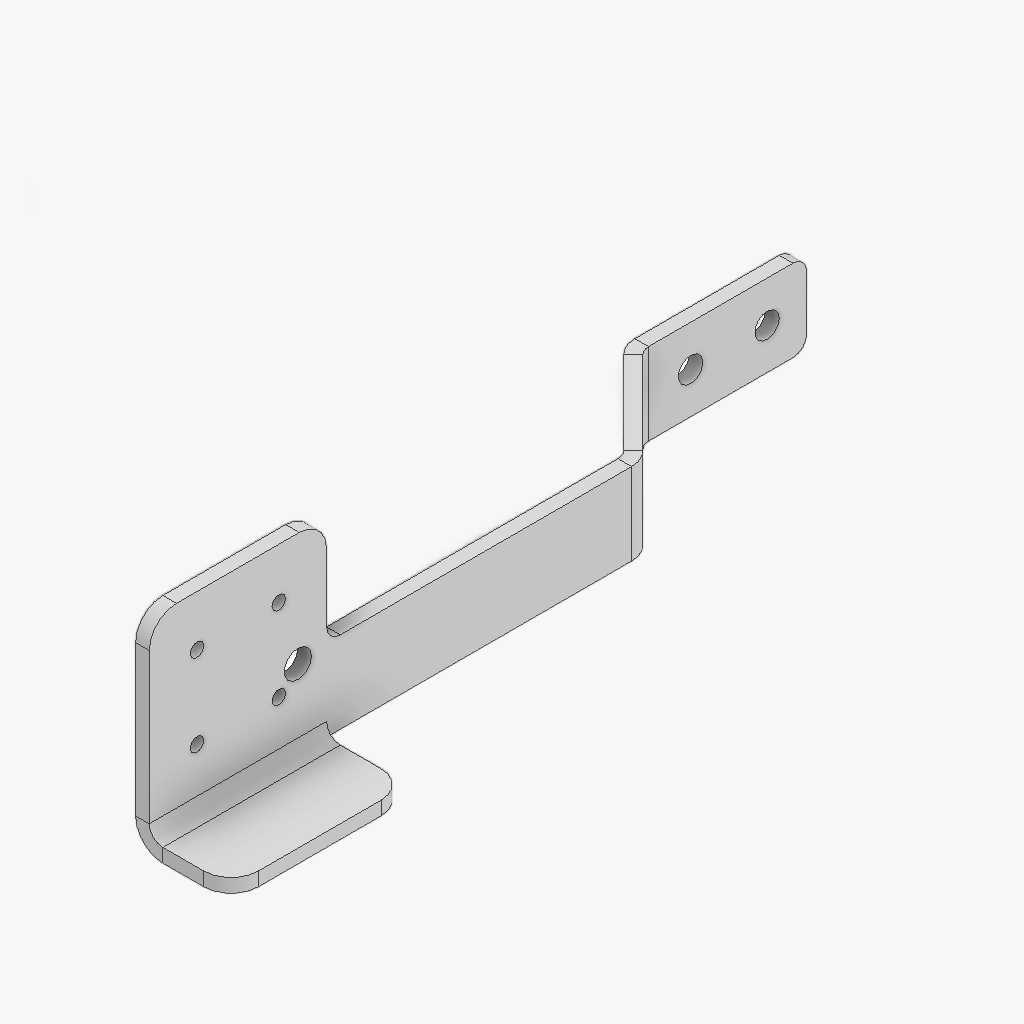 Steun markeringslicht K3 HDS links verzinkt