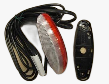 Contourlamp Opb. Rood/Wit met kabel LED