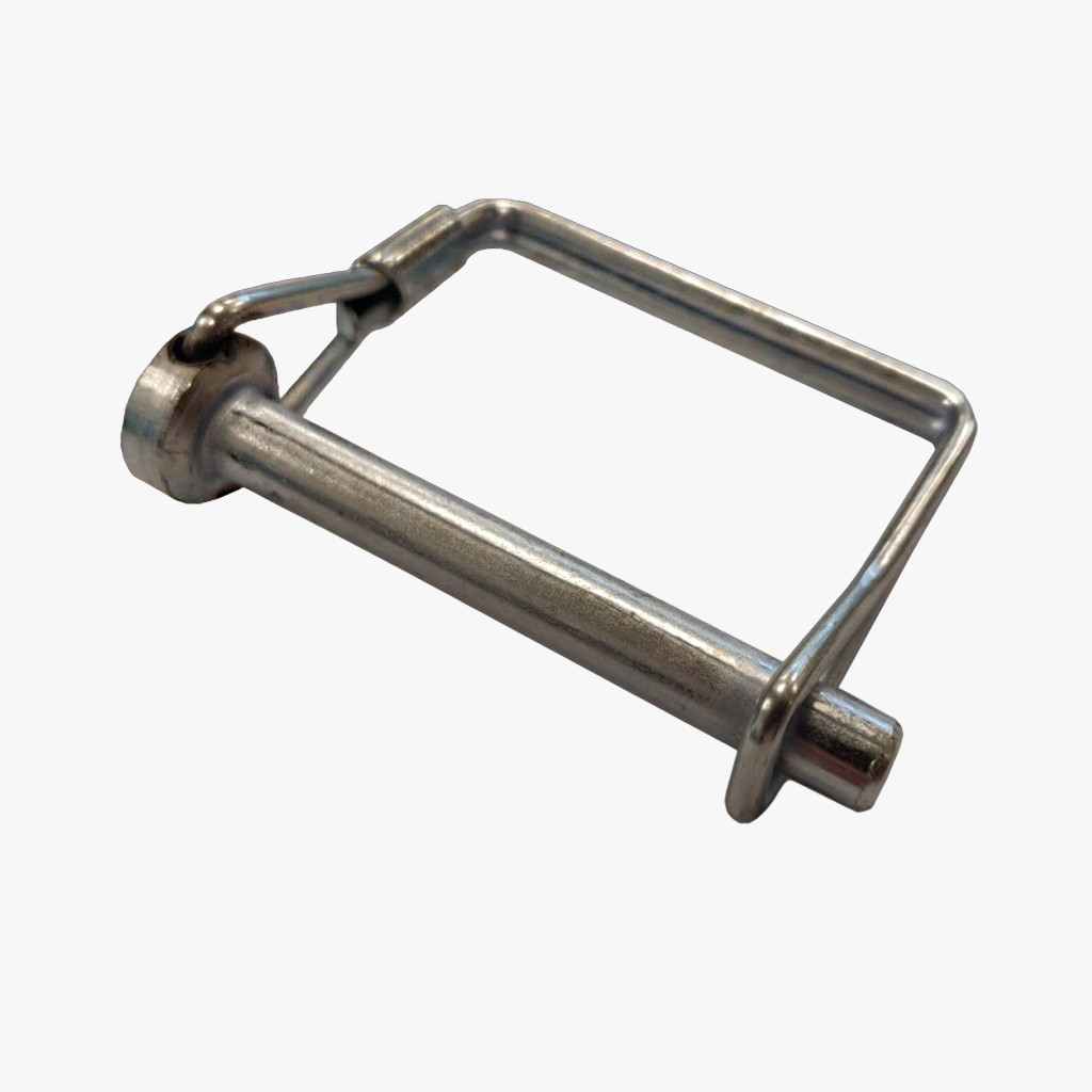 Pen 6mm met borgclip voor loofrek