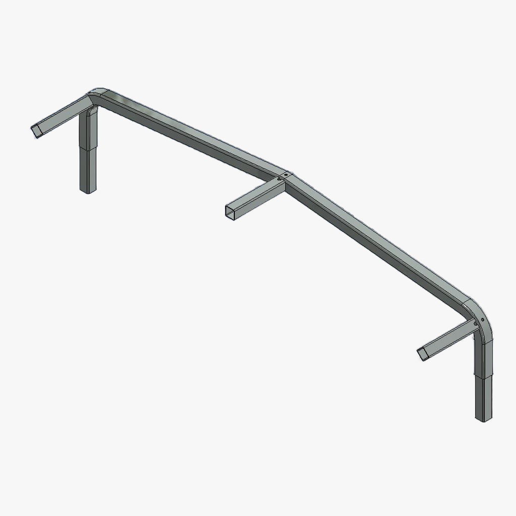 Kaptoog P150 Voor/Achter Zink