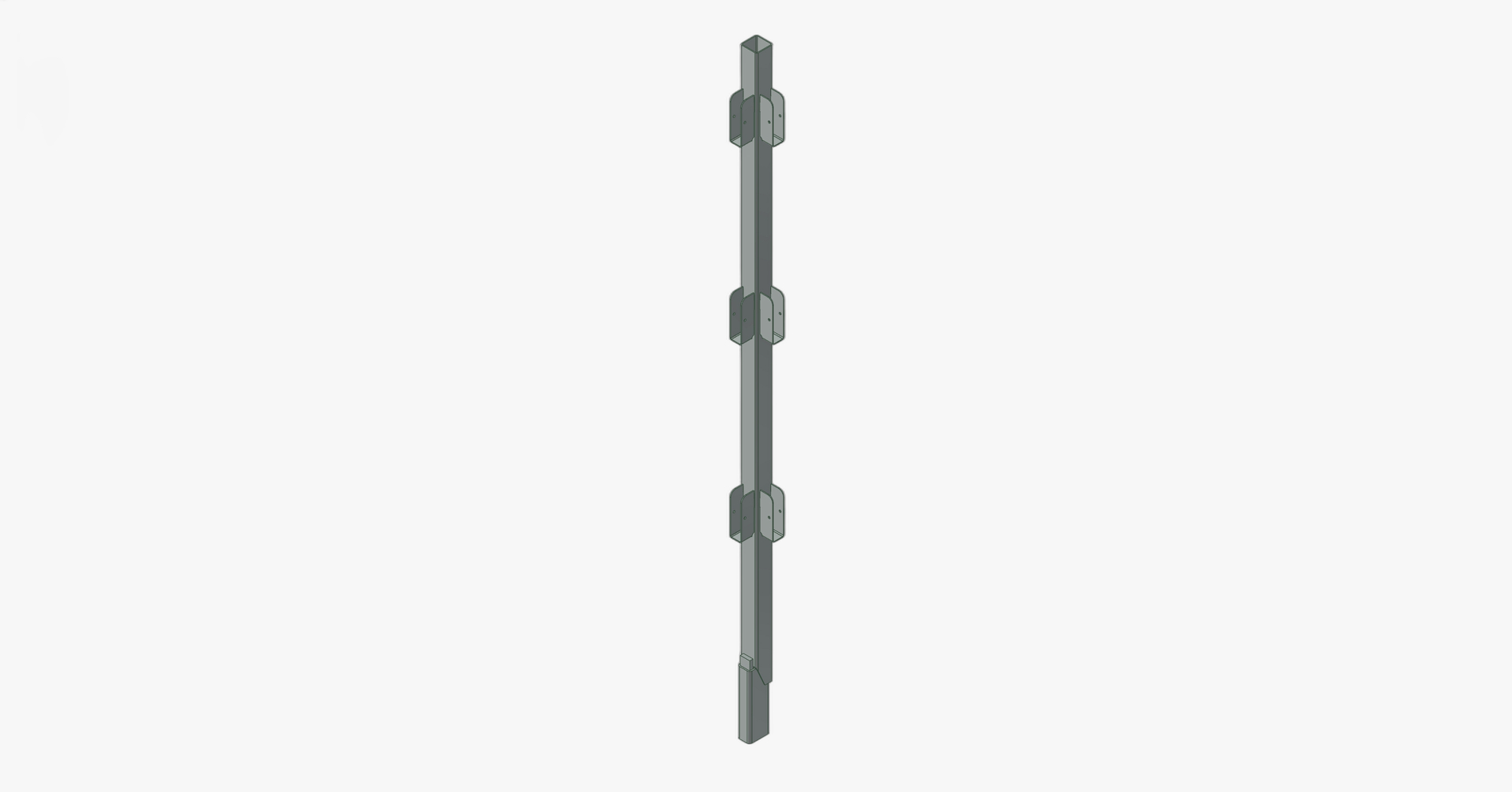 Toogstaander 1800 Lv/Ra Zink