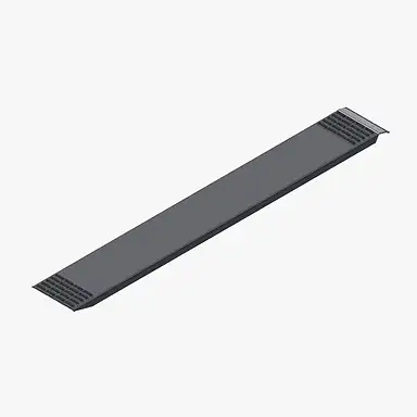 Aluminium oprijplaat (1000 kg/st) bakwagens