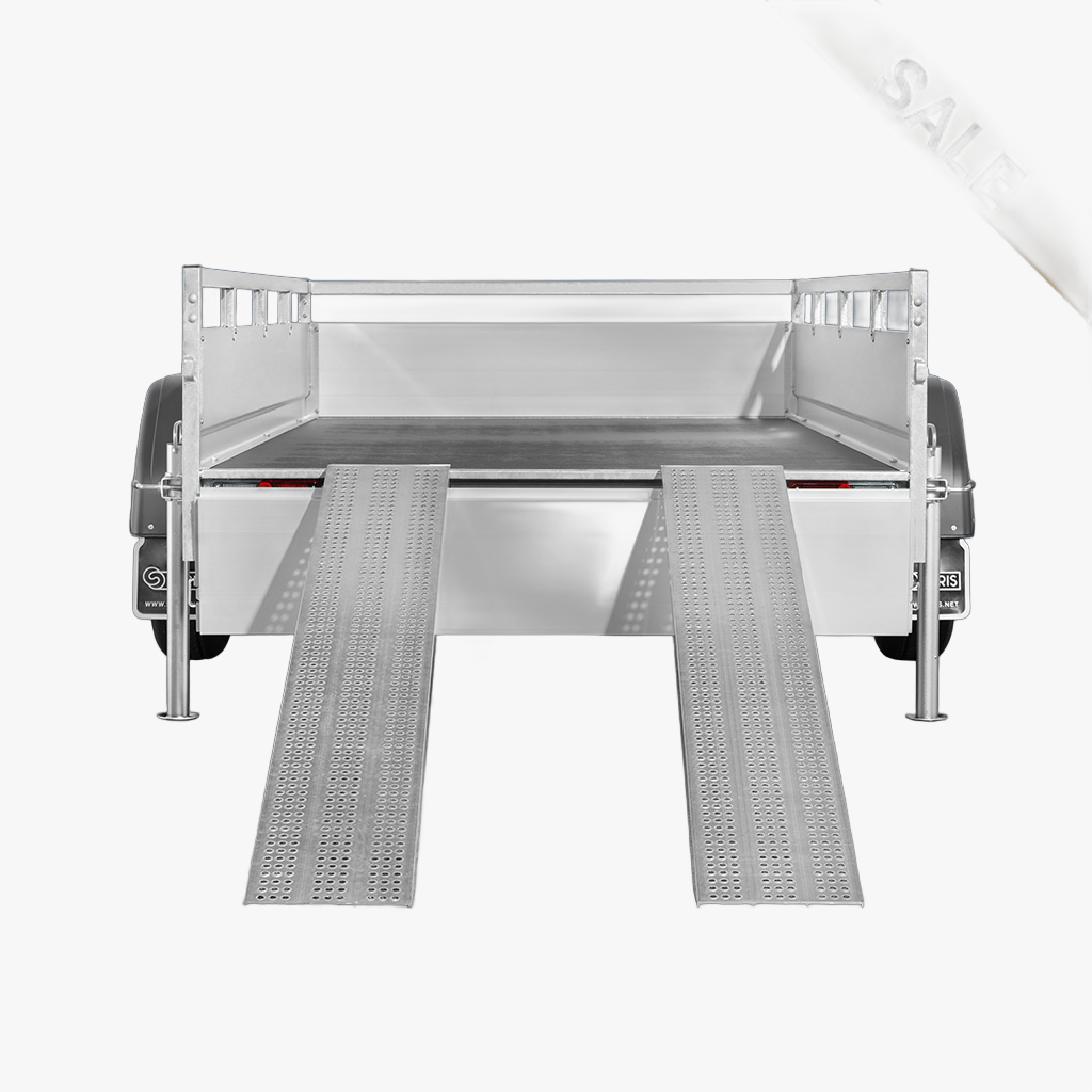 Oprijplaten gemonteerd Dieplader 2018 (Set)