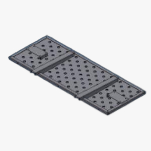 Oprijklep CW 113 (F) verzinkt en boren